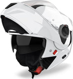Casque Modulable Pour Moto Airoh Specktre - Spec14 Thermoplastic Hrt Blanc Gloss Color Taille L