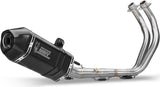 Complete Catalytic Exhaust System With Sound Certification Speed Edge Steel Black Carbon - Mivv Compatible With Yamaha Tracer 700 (2016-2024)