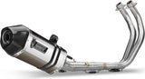 Système D'Échappement Complet Avec Catalyseur Et Homologation Acoustique Speed Edge Acier Carbon - Mivv Compatible Avec Yamaha Tracer 700 (2016-2024)