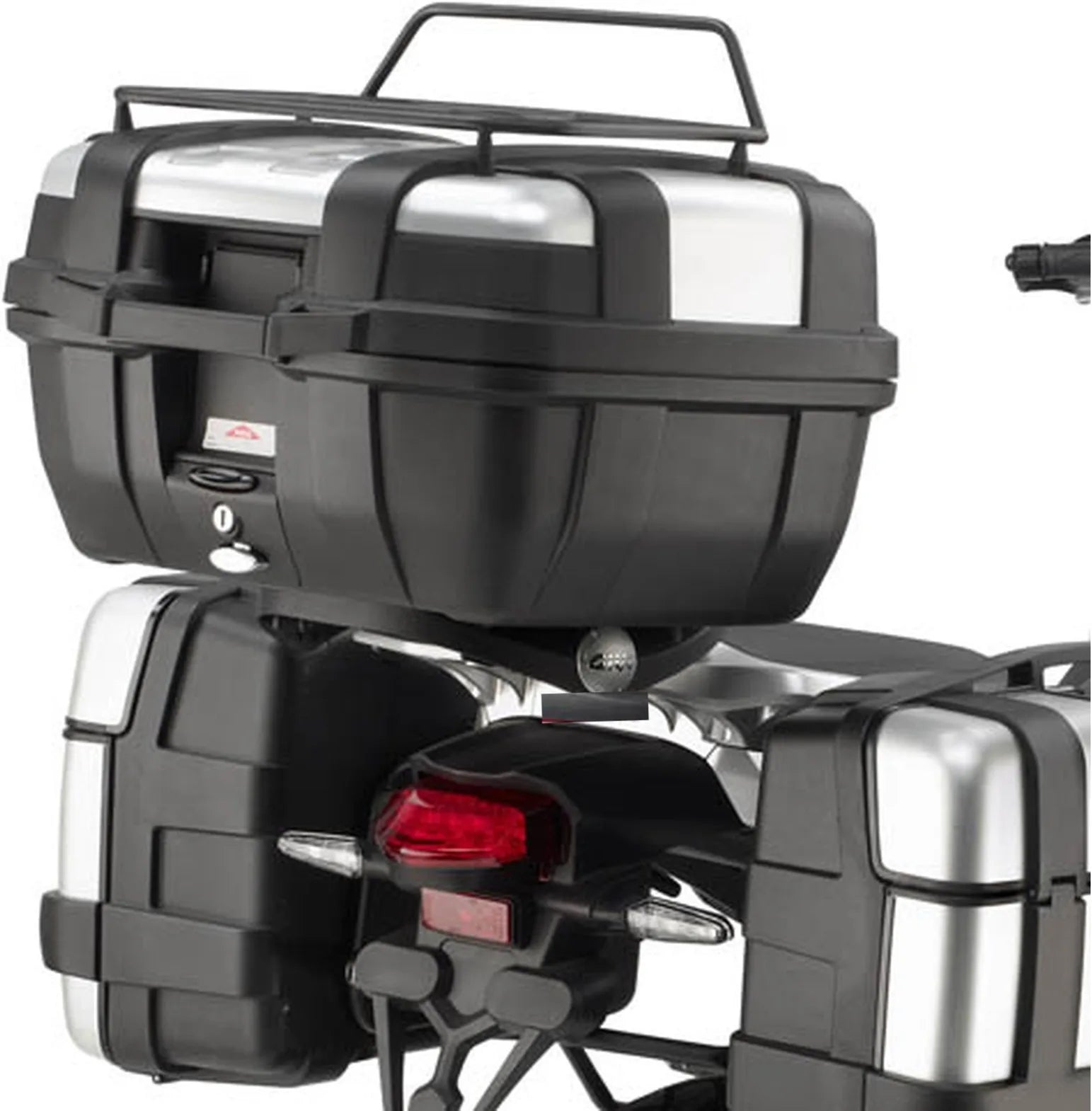 Top Case Monokey Trekker Aluminium Noir 33 Lt Trekker Aluminium - Givi Compatible Avec Honda Crosstourer 1200 - Dct (2012-2019)