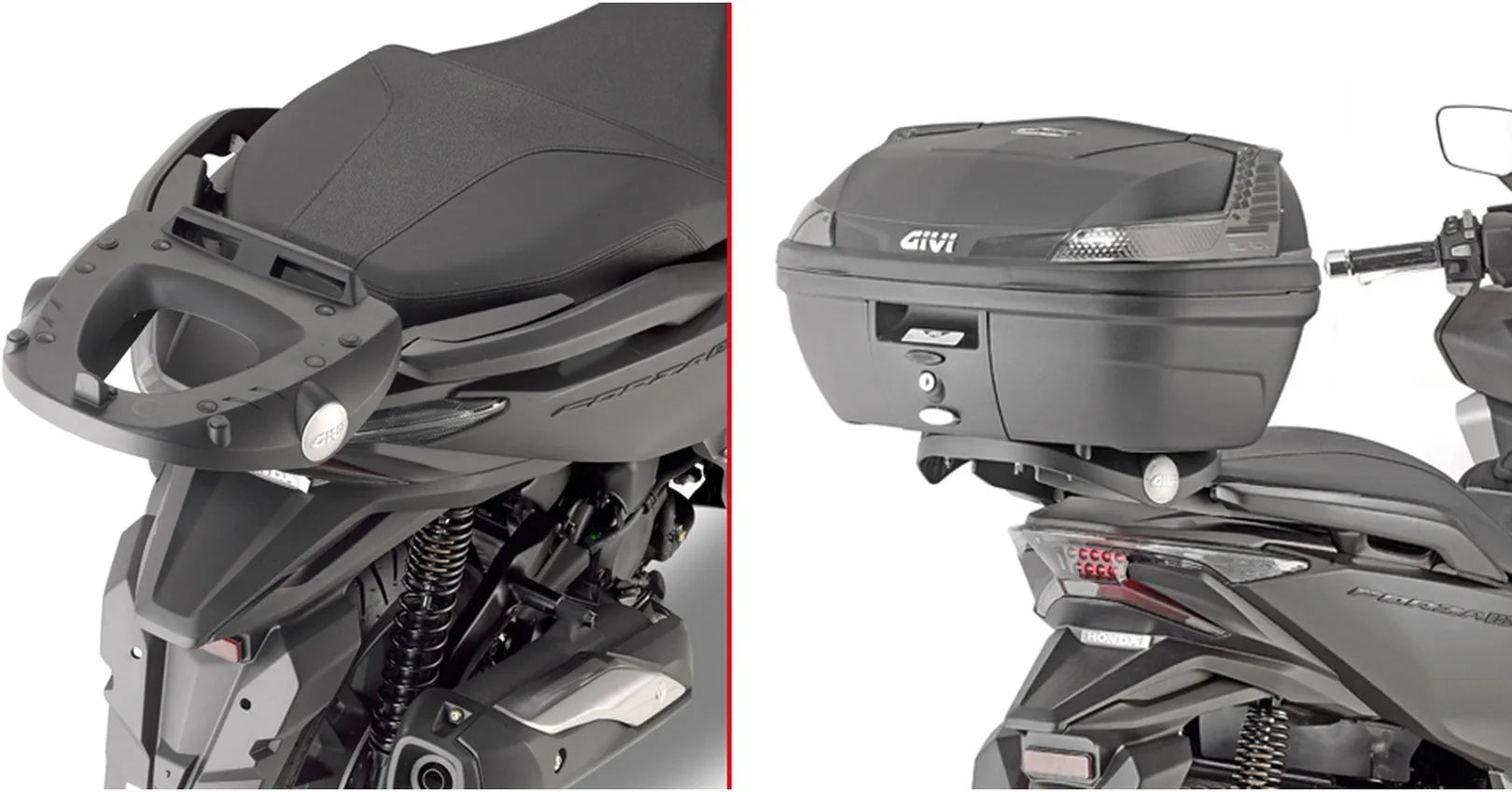 Top Case Monolock Noir Tech 29 Lt Technopolymères - Givi Compatible Avec Honda Adv 350 (2025)