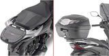 Monolock Vision Black Tech Top Case - 34 Lt Vision Technopolymer - Givi Compatible With Honda Sh 125 (2020-2024)