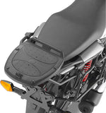 Top Case Monolock Alpina Aluminium Noir 44 Lt Alpina Aluminium - Givi Compatible Avec Honda Cb 125 F (2021-2024)