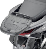 Monolock Alpina Black Aluminium Top Case - 44 Lt Alpina Aluminium - Givi Compatible With Honda Pcx 150 (2014-2017)