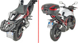Monolock Silver Top Case - 32 Lt Technopolymer - Givi Compatible With Honda Cb 750 Hornet (2023-2024)