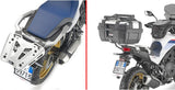 Monokey Trekker Outback Evo Smart Black Aluminium Top Case - 42 Lt Trekker Outback Evo Smart Aluminium - Givi Compatible With Honda Xl 750 Transalp (2023-2024)