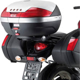Monokey Maxia 5 Silver Top Case - 58 Lt Maxia 5 Technopolymer - Givi Compatible With Suzuki Gladius 650 (2009-2016)