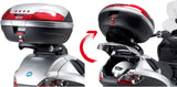 Monokey Black Top Case - 33 Lt Nylon - Givi Compatible With Piaggio Mp3 125 - 250 (2006-2011)