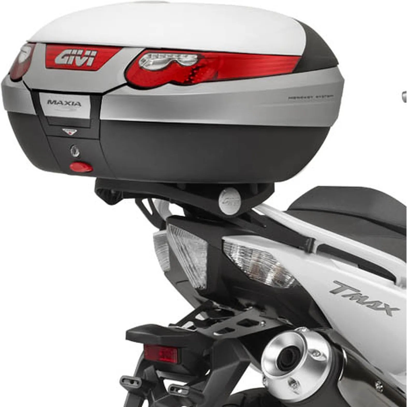 Top Case Monokey Aluminium 47 Lt Technopolymères - Givi Compatible Avec Yamaha T-Max 500 (2008-2011)