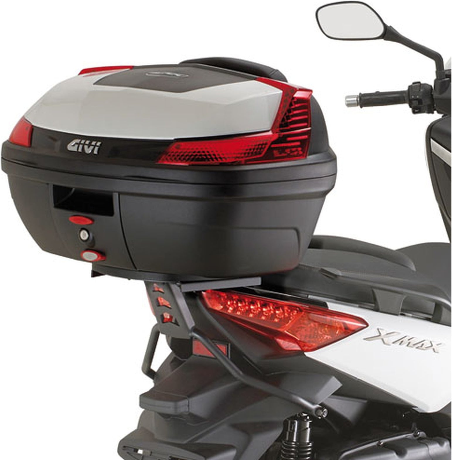 Monolock Riviera Black Tech Top Case - 46 Lt Riviera Technopolymer - Givi Compatible With Mbk Skyliner 125 - 250 (2014)