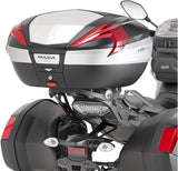 Monokey Trekker Outback Evo Smart Black Aluminium Top Case - 42 Lt Trekker Outback Evo Smart Aluminium - Givi Compatible With Yamaha Mt-09 Tracer (2015-2017)