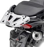 Monokey Carbon Look Tech Top Case - 47 Lt Technopolymer - Givi Compatible With Yamaha T-Max 530 (2017-2019)