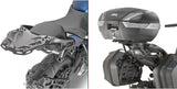 Monolock Black Tech Top Case - 30 Lt C30Nt Technopolymer - Givi Compatible With Yamaha Niken Gt 900 (2019-2024)