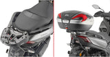 Monokey Trekker Outback Evo Smart Anodized Aluminium Top Case - 42 Lt Trekker Outback Evo Smart Anodized Aluminium - Givi Compatible With Yamaha X-Max 300 (2017-2022)