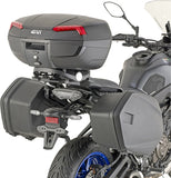 Top Case Monokey Trekker Alaska Aluminium Noir 44 Lt Pour Porte Paquet D'Origine Trekker Alaska Aluminium - Givi Compatible Avec Yamaha X-Max 125 (2018-2022)