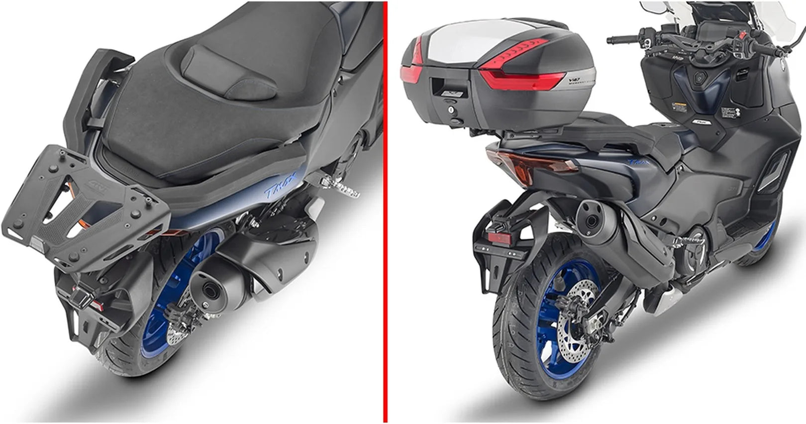 Top Case Monokey Noir 40 Lt Technopolymères - Givi Compatible Avec Yamaha T-Max 560 (2022-2024)