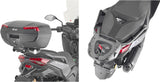 Monokey Trekker Alaska Black Aluminium Top Case - 44 Lt Trekker Alaska Aluminium - Givi Compatible With Yamaha X-Max 125 (2023-2024)