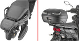 Monolock Black Tech Top Case - 30 Lt Technopolymer - Givi Compatible With Yamaha Cygnus Rayzr 125 (2024)