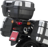 Monokey Trekker Lite Black Top Case - 35 Lt Trekker Lite Technopolymer - Givi Compatible With Suzuki Dl 650 V-Strom L2 L3 L4 L5 L6 (2011-2016)