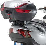 Top Case Monokey Noir 40 Lt Nylon - Givi Compatible Avec Suzuki An 650 Burgman - Executive (2013-2020)