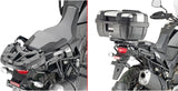 Monolock Riviera Black Tech Top Case - 46 Lt Riviera Technopolymer - Givi Compatible With Suzuki V-Strom 1050 De (2023)