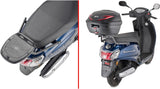 Top Case Monolock Vision Noir 34 Lt Vision Technopolymères - Givi Compatible Avec Suzuki Address 125 (2023-2024)