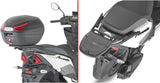 Monolock Black Tech Top Case - 30 Lt Technopolymer - Givi Compatible With Suzuki Avenis 125 (2023-2024)