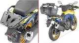 Monokey Trekker Aluminium Top Case - 33 Lt Trekker Aluminium - Givi Compatible With Suzuki V-Strom 800 Se (2023-2024)
