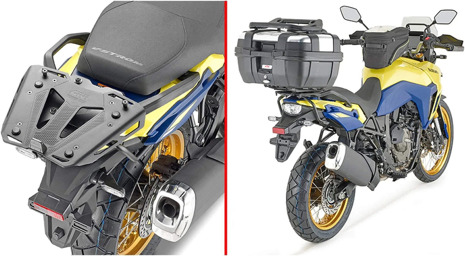 Top Case Monokey Trekker Aluminium 46 Lt Trekker Aluminium - Givi Compatible Avec Suzuki V-Strom 800 Se (2023-2024)