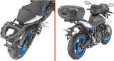 Monolock Black Tech Top Case - 30 Lt Technopolymer - Givi Compatible With Suzuki Gsx 8S (2023-2024)