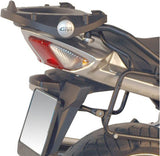 Monokey Trekker Dolomiti Black Aluminium Top Case - 46 Lt Trekker Dolomiti Aluminium - Givi Compatible With Yamaha Fjr 1300 (2013-2020)