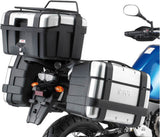 Monokey Carbon Look Tech Top Case - 47 Lt Technopolymer - Givi Compatible With Yamaha Xt 1200 Ze Super Ténéré (2014-2020)