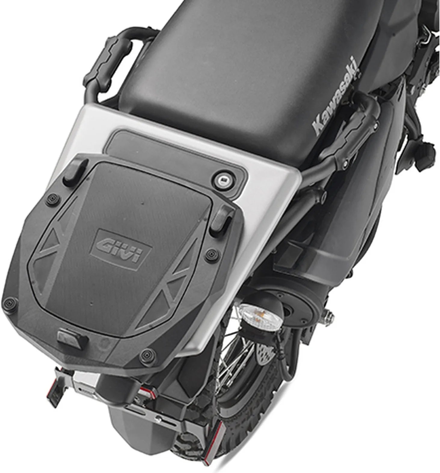 Top Case Monokey Trekker Outback Evo Smart Aluminium Noir 42 Lt Trekker Outback Evo Smart Aluminium - Givi Compatible Avec Kawasaki Klr 650 - S (2023-2024)