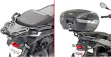 Monolock Vision Black Top Case - 34 Lt Vision Technopolymer - Givi Compatible With Bmw C 400 X (2019-2024)
