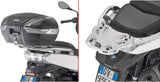 Top Case Monokey Noir 34 Lt Pour Porte Paquet D'Origine Technopolymères - Givi Compatible Avec Bmw C 400 Gt (2019-2024)