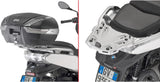 Monokey Arena Black Top Case - 45 Lt For Original Rack Arena Technopolymer - Givi Compatible With Bmw C 400 Gt (2019-2024)
