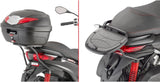 Top Case Monolock Alpina Aluminium 44 Lt Alpina Aluminium - Givi Compatible Avec Piaggio Mp3 125 - 300 Yourban (2011-2018)