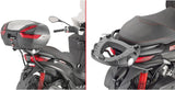 Monokey Trekker Alaska Aluminium Top Case - 56 Lt Trekker Alaska Aluminium - Givi Compatible With Piaggio Mp3 125 - 300 Yourban (2011-2018)