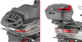 Monokey Trekker Dolomiti Aluminium Top Case - 46 Lt Trekker Dolomiti Aluminium - Givi Compatible With Piaggio Mp3 350 - 400 - 500 Sport (2018-2021)