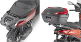 Top Case Monolock Noir Tech 29 Lt Technopolymères - Givi Compatible Avec Piaggio Beverly 300 - 400 Hpe (2021-2024)