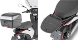 Monolock Blade Black Tech Top Case - 37 Lt Blade Technopolymer - Givi Compatible With Piaggio Electric 1 E (2021-2024)