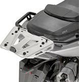 Monokey Trekker Alaska Aluminium Top Case - 44 Lt Trekker Alaska Aluminium - Givi Compatible With Kymco Ak 550 Ets (2017-2024)