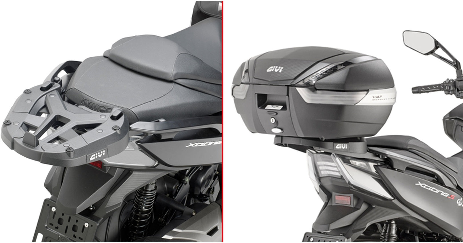 Monokey Trekker Dolomiti Aluminium Top Case - 46 Lt Trekker Dolomiti Aluminium - Givi Compatible With Kymco Xciting 400 I S Tcs (2018-2024)
