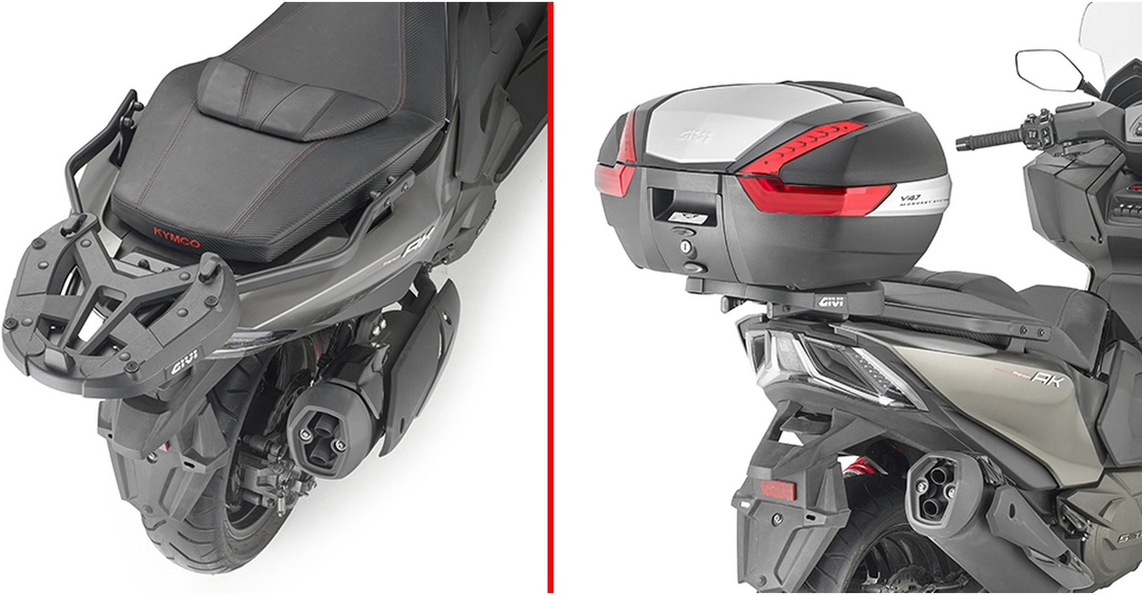 Monokey Trekker Dolomiti Aluminium Top Case - 46 Lt Trekker Dolomiti Aluminium - Givi Compatible With Kymco Ak 550 Premium (2023-2024)
