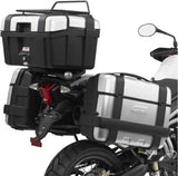 Monokey Trekker Outback Evo Smart Aluminium Top Case - 58 Lt Trekker Outback Evo Smart Aluminium - Givi Compatible With Triumph Tiger 800 - Xc - Xr (2011-2017)