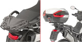 Monokey Trekker Alaska Black Aluminium Top Case - 56 Lt Trekker Alaska Aluminium - Givi Compatible With Triumph Tiger 900 (2020-2023)