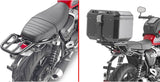 Top Case Monokey Noir 33 Lt Nylon - Givi Compatible Avec Triumph Speed Twin 1200 (2019-2020)