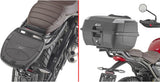 Monolock Vision Black Tech Top Case - 34 Lt Vision Technopolymer - Givi Compatible With Triumph Scrambler 400 X (2024)