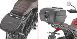 Top Case Monolock Riviera Noir 46 Lt Riviera Technopolymères - Givi Compatible Avec Triumph Speed 400 (2024)