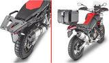 Monolock Vision Black Top Case - 34 Lt Vision Technopolymer - Givi Compatible With Aprilia Tuareg 660 (2021-2024)